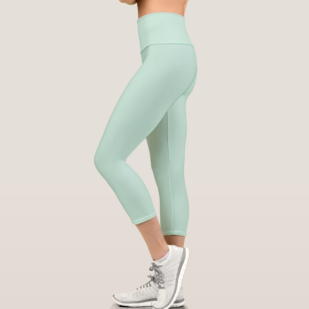 NWOT Under Armour Compression Heat Gear Leggings Aqua Mint